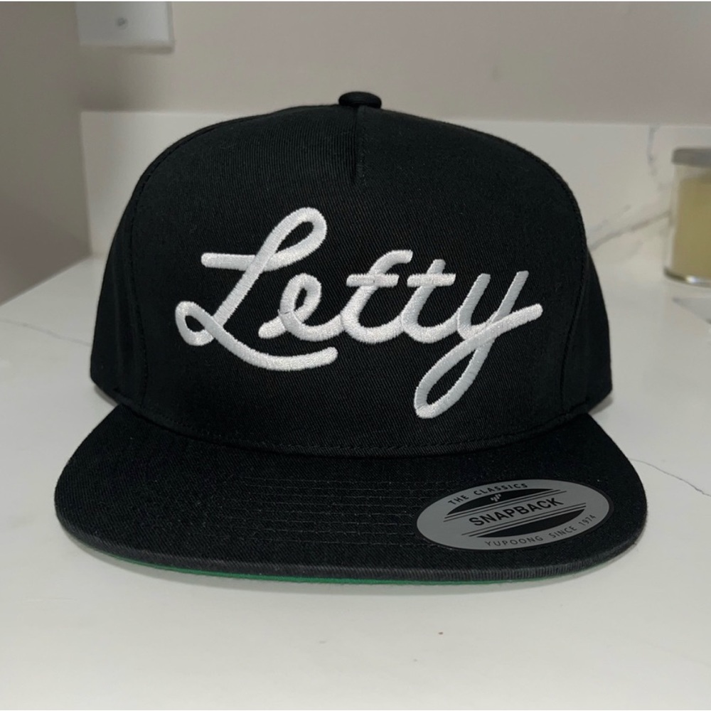 Lefty SnapBack Golf Hat NWT